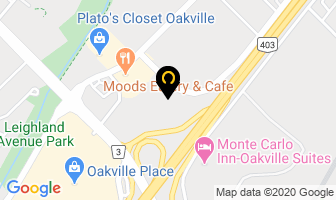 Finesse Permanent Make-Up Inc in Burlington map
