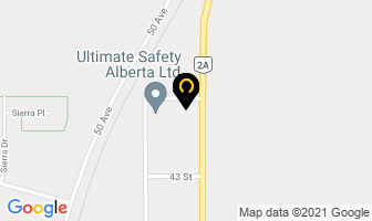 Finlay Crane Service in Olds map