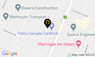Finning Canada in Sainte-Rose map