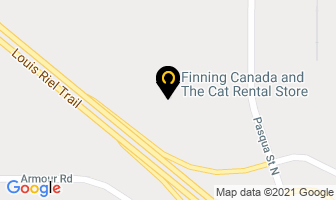 Finning Canada in Regina map