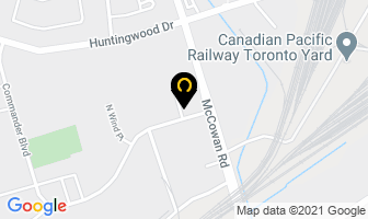 Firan Technology Group in Orillia map