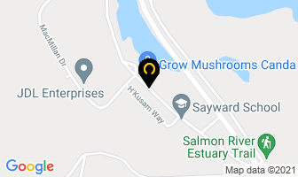 Fire Fire Hall in Comox-strathcona B map