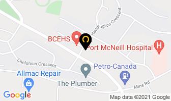 Fire Port Mcneill in Port Mcneill map