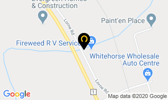 Fireweed R V Services in Whitehorse map