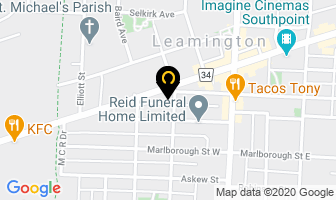 First Baptist Church in Leamington map