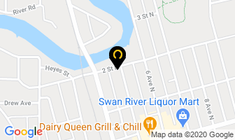 First Baptist Church in Swan River map