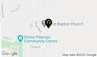 First Baptist Church in Mount Pearl map