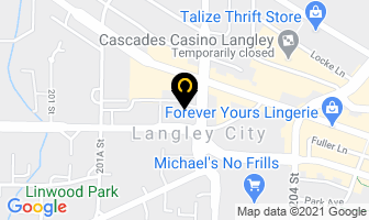 First Capital Realty in Langley map