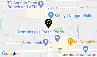 First Choice Haircutters in Niagara Falls map