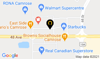 First Choice Haircutters in Camrose map