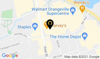 First Choice Haircutters in Orangeville map