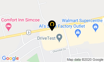 First Choice Haircutters in Simcoe map