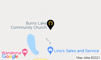 First Mennonite Church in Burns Lake map