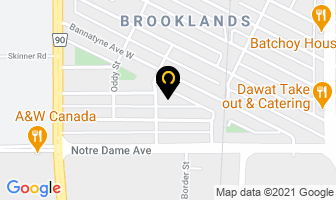 First Nations Community Church in Winnipeg map