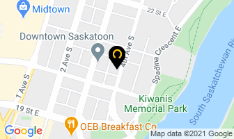 First Nations University Of Canada in Saskatoon map