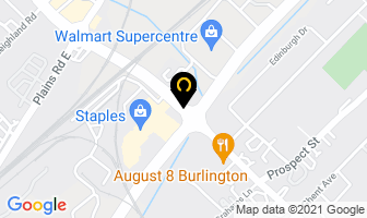 First Ont Credit Union in Burlington map