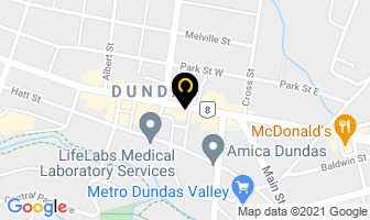First Ontario Credit Union in Dundas map