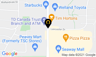 First Ontario Credit Union in Welland map
