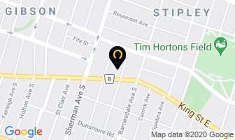 First Response Fire Protection in Hamilton map