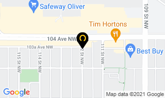 First Service in Edmonton map