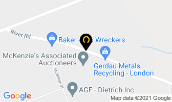 Firstline Auto Wreckers in London map
