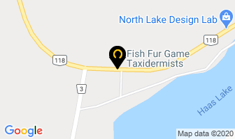 Fish Fur Game Taxidermists in Haliburton map