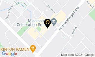 Fitness Dynamix in Mississauga map