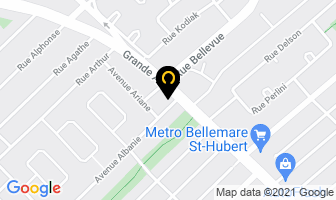 Fitness Globale in Brossard map
