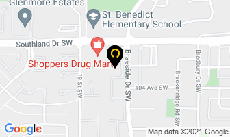 Fitness Plus in Calgary map