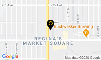 Fitness Warehouse in Regina map