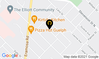 Fitzpatrick Cliff P Clu Personal Financial Services in Guelph map