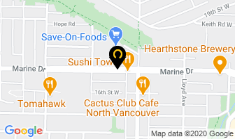 Five Star Brow Bar in North Vancouver map