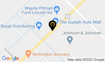 Fixauto Guelph At Barry Cullen Chev in Guelph map