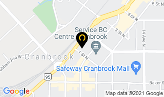 Flaman Fitness in Cranbrook map