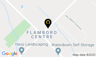 Flamborough Christian Fellowship in Hamilton map
