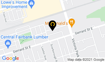 Flame Auto Repair in Orillia map