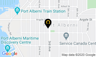 Flandangles in Port Alberni map