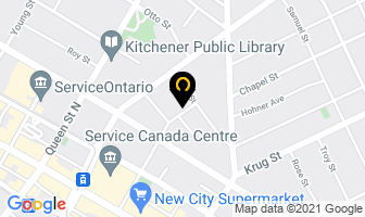 Flannery Timothy C in Kitchener map