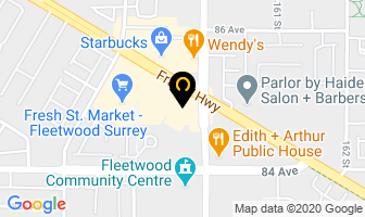 Fleetwood Drycleaners in Surrey map