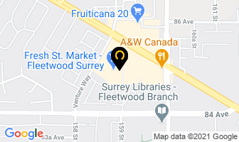 Fleetwood Sushi in Surrey map