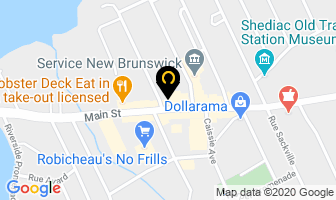 Flemming Service Center in Shediac map