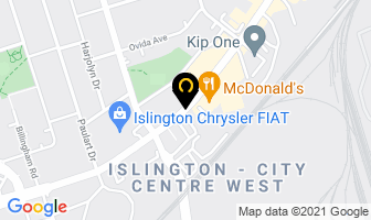 Fletcher Brian T Construction Co Ltd in Etobicoke map