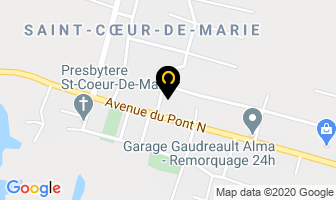 Fleury Laval Dr in Alma map
