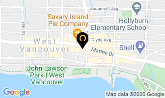 Flight Centre Ambleside in West Vancouver map