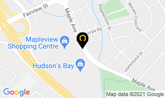 Flight Centre Mapleview Mall in Aldouane map