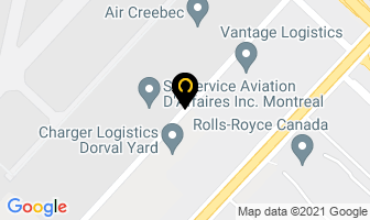Flight Safety Canada Lt&eacute;e in Dorval map