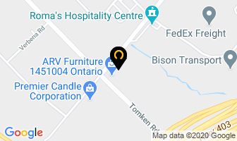 Flightline Training Services in Mississauga map