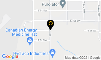 Flint Oilfield Services Ltd in Medicine Hat map