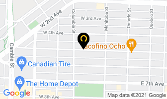 Flocor in Vancouver map
