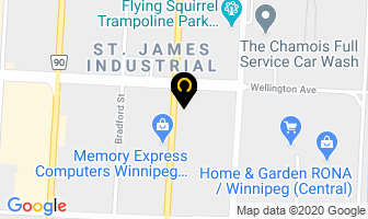 Flocor in Winnipeg map